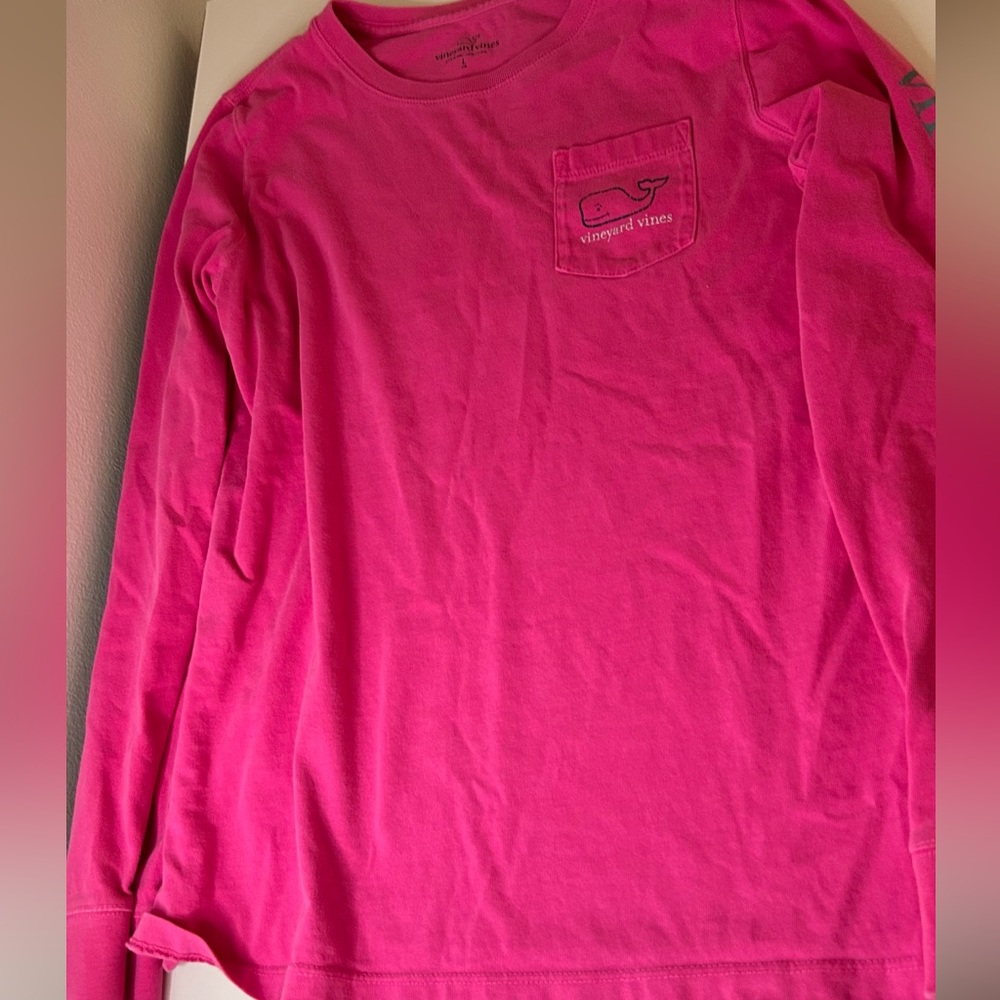 Pink and green vineyard vines kids t-shirt super cute and perfect condition